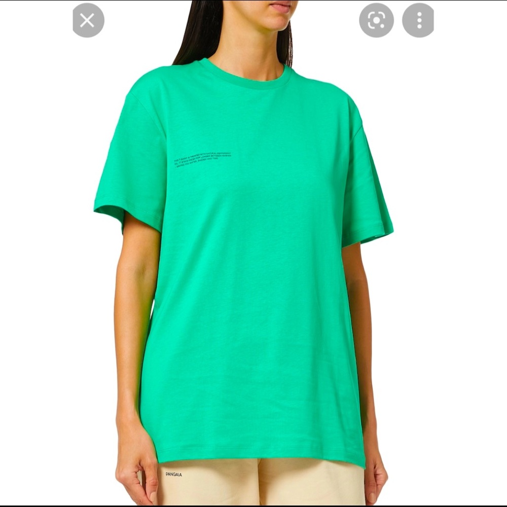 PANGAIA green 100% organic sustainable t-shirt